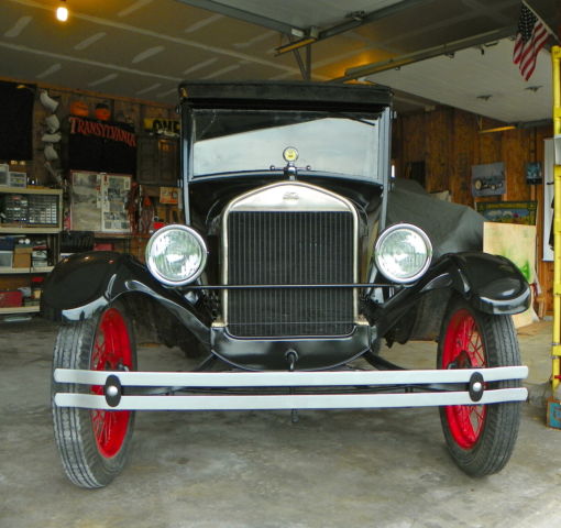 1927 Black Ford Model T Coupe
