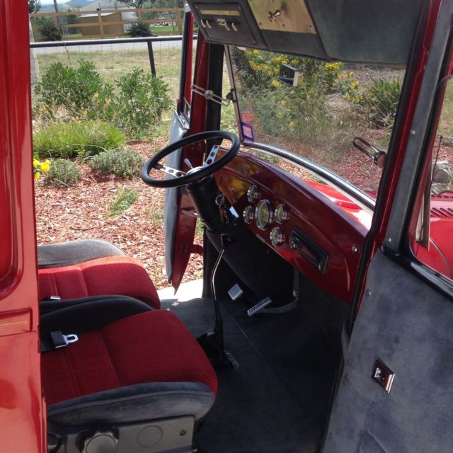 1927 Red Ford Model T Delivery Sedan
