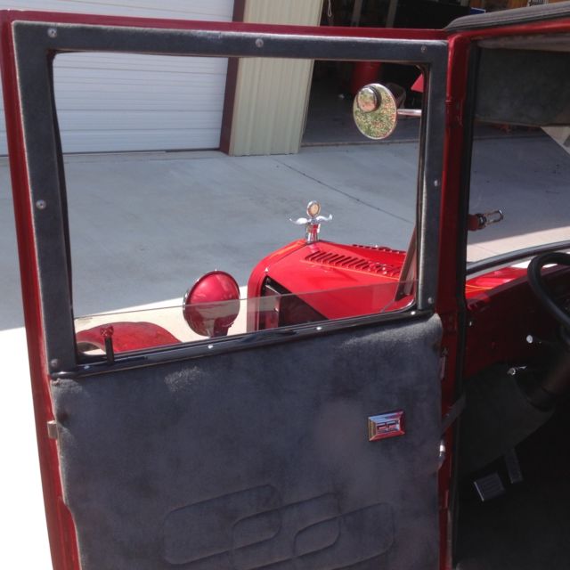 1927 Red Ford Model T Delivery Sedan