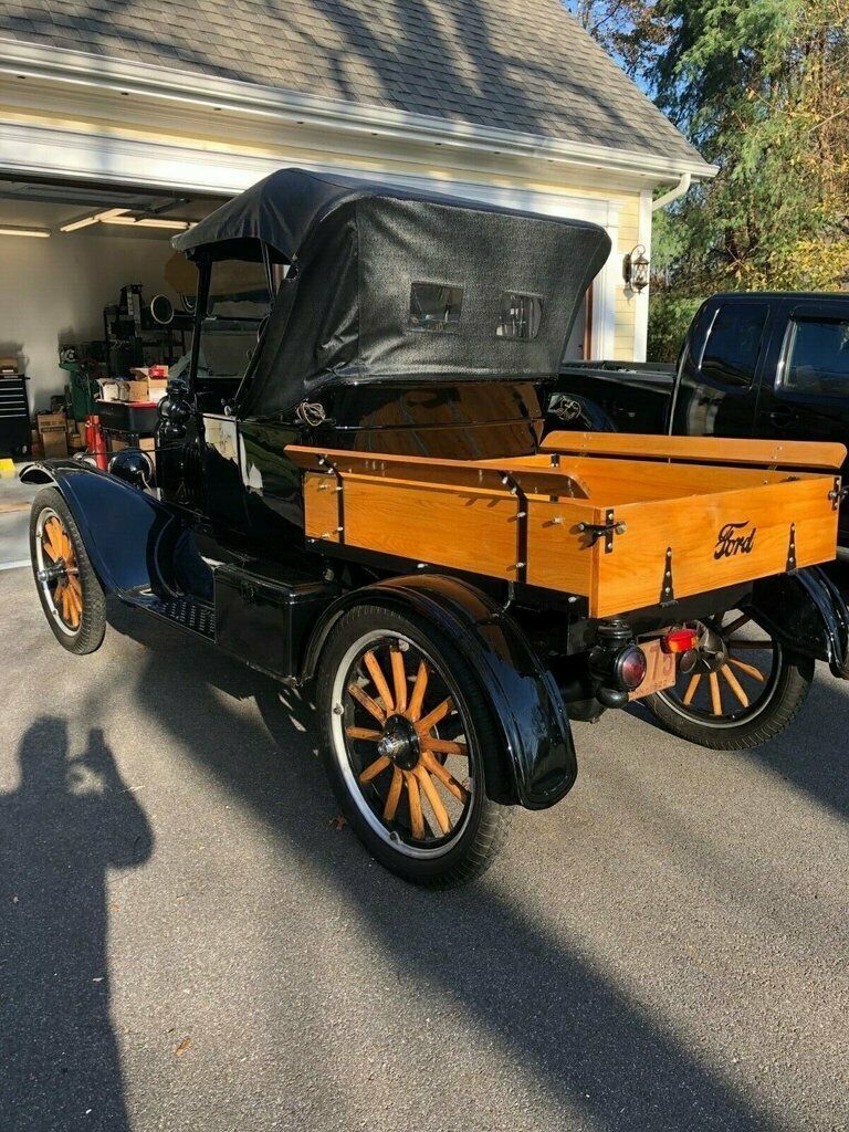 1922 Black Ford Model T Convertible