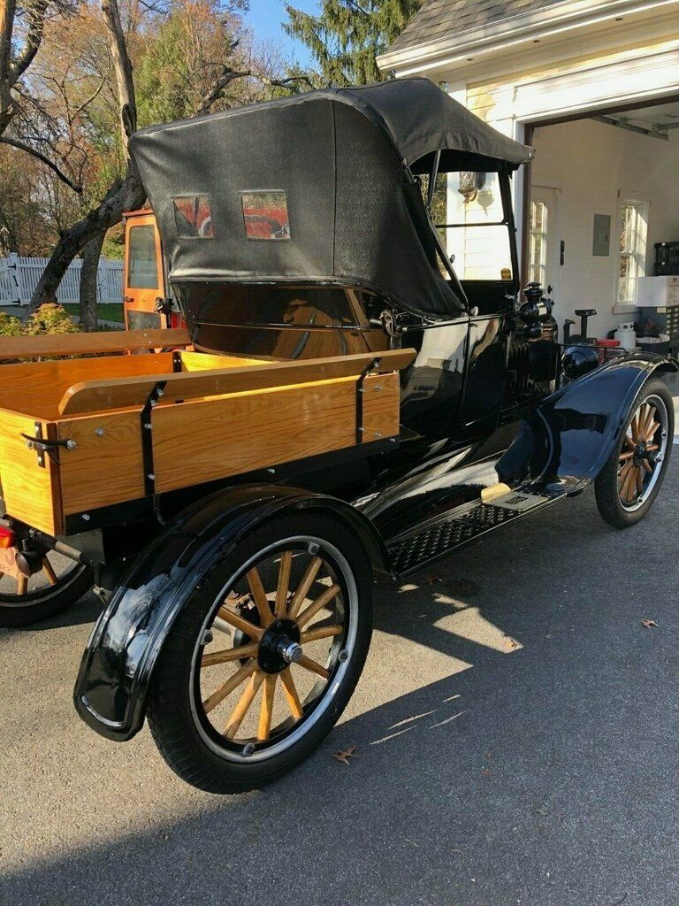 1922 Black Ford Model T Convertible