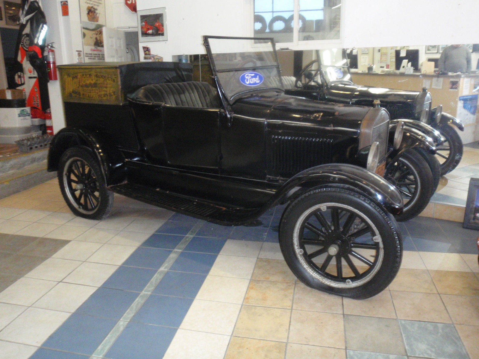 1927 Black Ford Model T Convertible