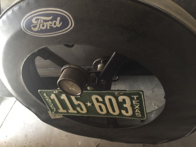 1927 Black Ford Model T Coupe