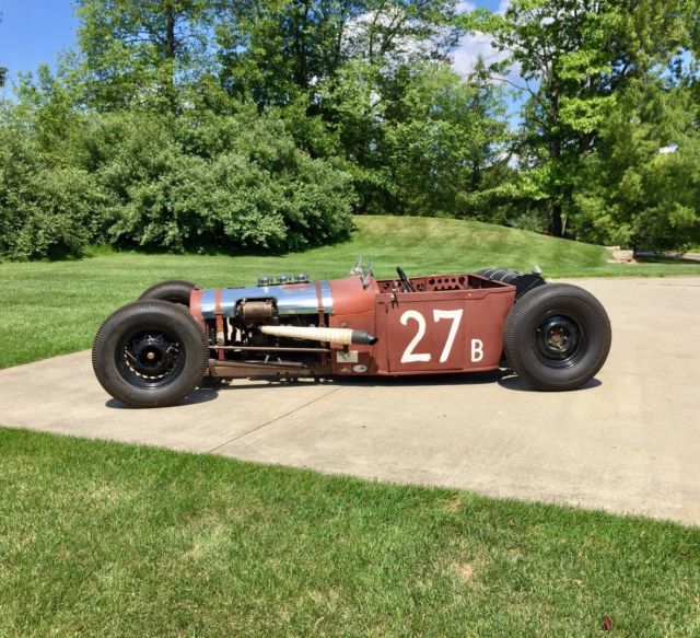 1927 Brown Ford Model A Convertible