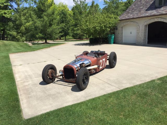 1927 Brown Ford Model A Convertible