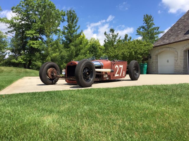 1927 Brown Ford Model A Convertible