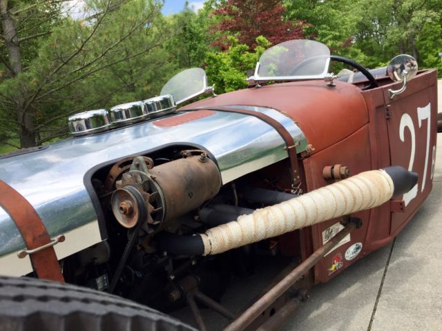 1927 Brown Ford Model A Convertible