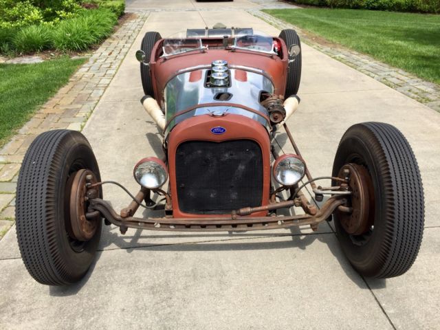 1927 Brown Ford Model A Convertible
