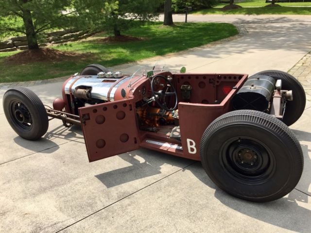 1927 Brown Ford Model A Convertible