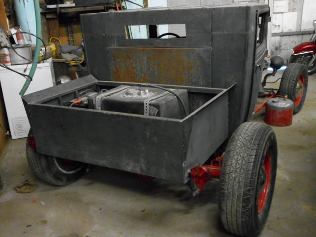1927 Black Ford Rat Rod Truck Standard Cab Pickup