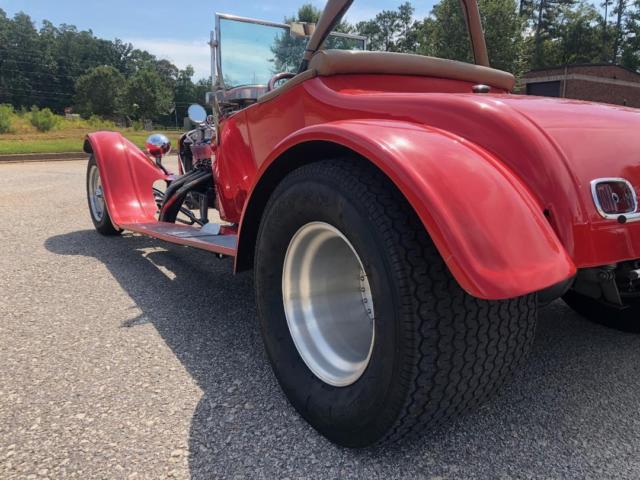 1927 Red Ford Model T Convertible