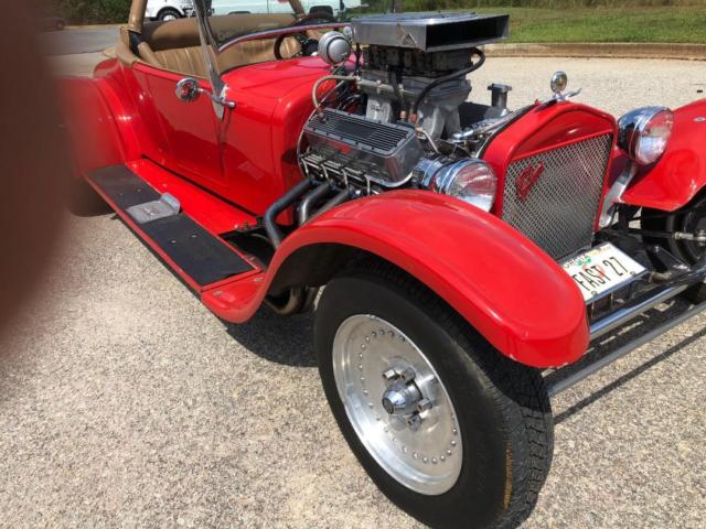 1927 Red Ford Model T Convertible
