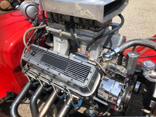 1927 Red Ford Model T Convertible