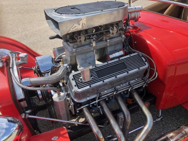 1927 Red Ford Model T Convertible