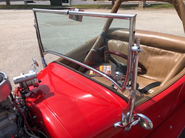 1927 Red Ford Model T Convertible