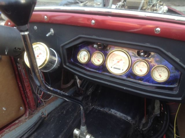 1927 Burgundy Ford Model T Convertible