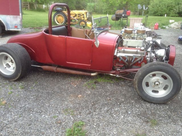 1927 Burgundy Ford Model T Convertible