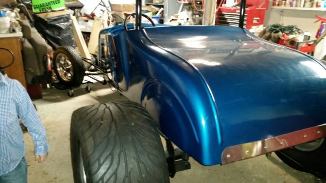 1927 Blue Ford Model T Convertible