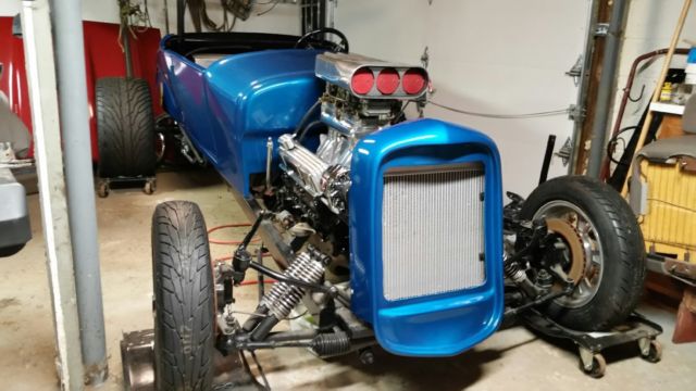 1927 Blue Ford Model T Convertible
