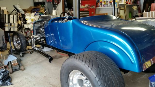 1927 Blue Ford Model T Convertible