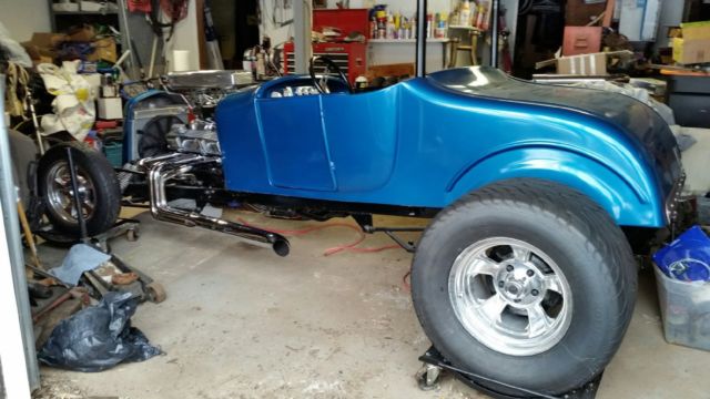 1927 Blue Ford Model T Convertible