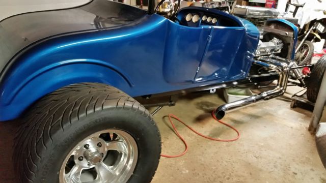 1927 Blue Ford Model T Convertible