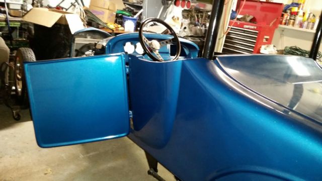1927 Blue Ford Model T Convertible
