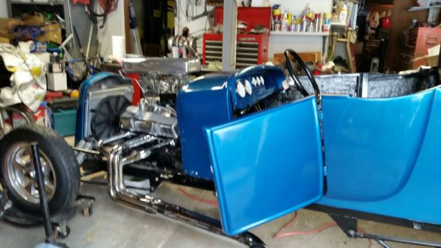 1927 Blue Ford Model T Convertible