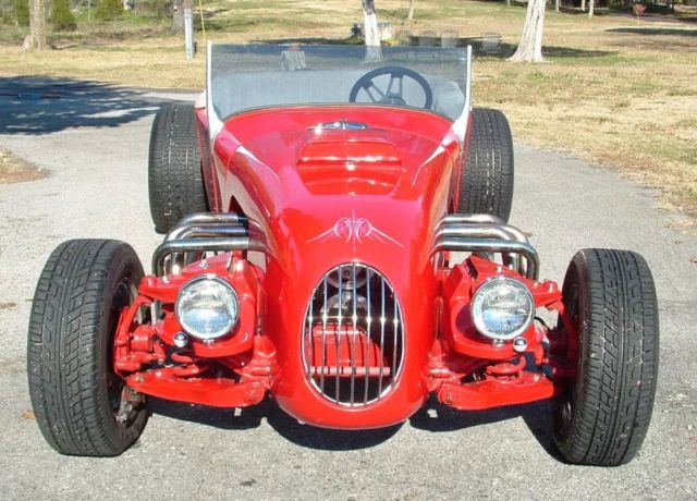1927 Red Ford Model T Convertible
