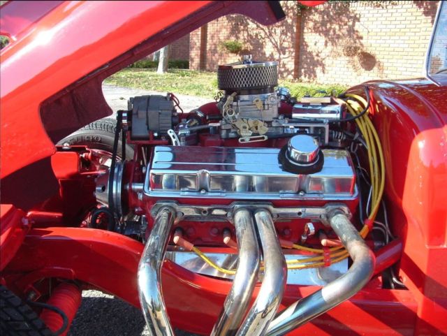1927 Red Ford Model T Convertible