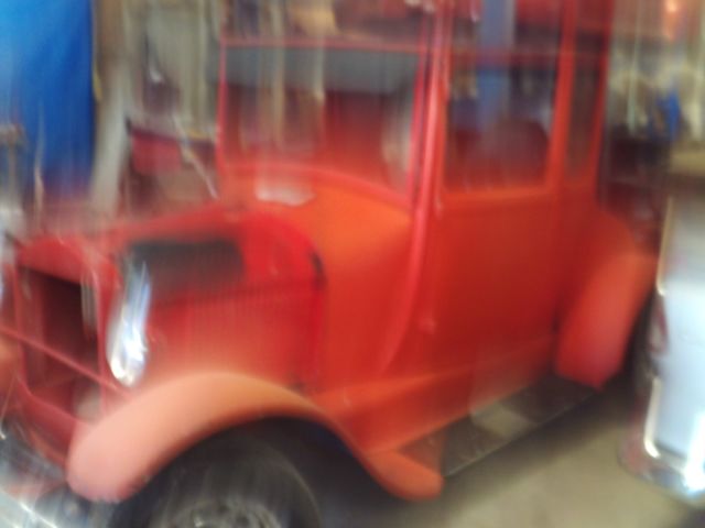 1927 Red Ford Model T Coupe