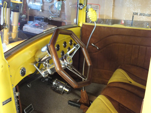 1927 Yellow Ford Model T Sedan
