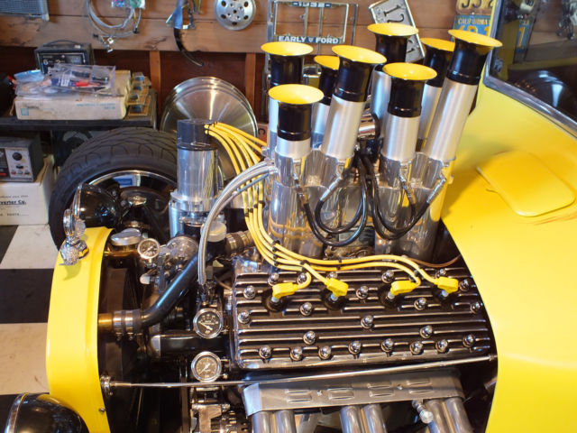 1927 Yellow Ford Model T Sedan