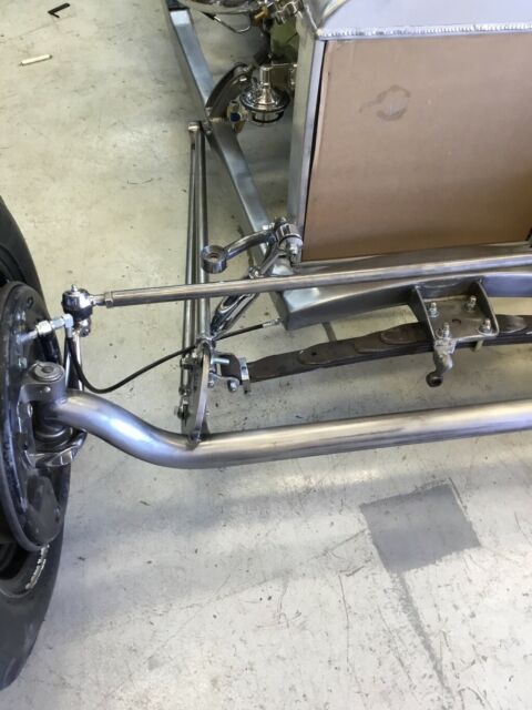 1927 Chassis is raw, body is black and primer Ford Model T Roadster