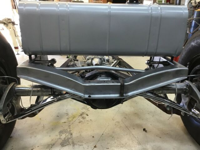 1927 Chassis is raw, body is black and primer Ford Model T Roadster