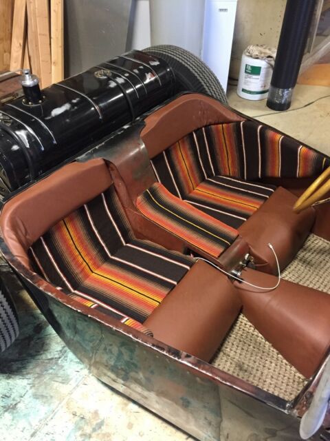 1927 Chassis is raw, body is black and primer Ford Model T Roadster