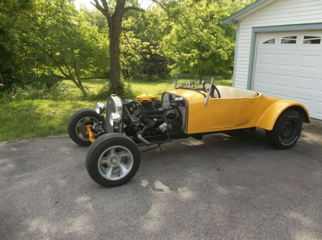 1927 Yellow Ford Model T Roadster no top
