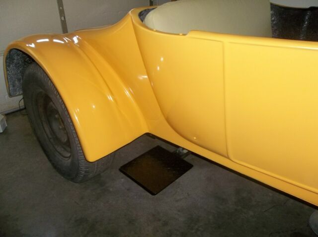 1927 Yellow Ford Model T Roadster no top
