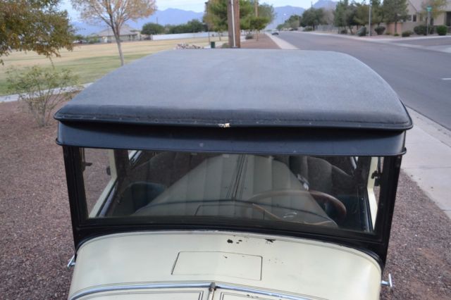 1927 Tan Ford (not Ford or Chevy) RARE FRANKLIN 11B Sedan