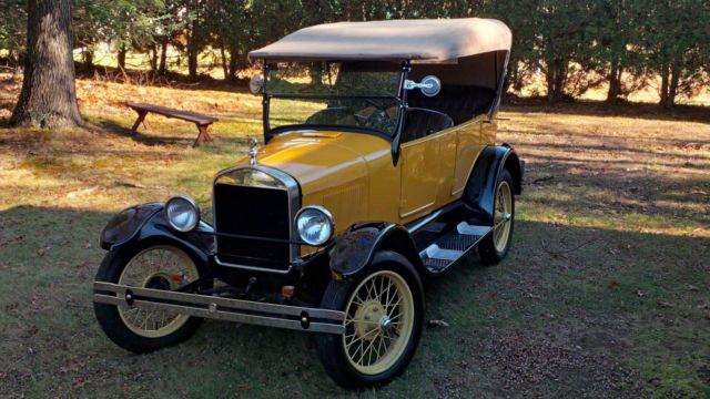 1927 Yellow Ford Model T