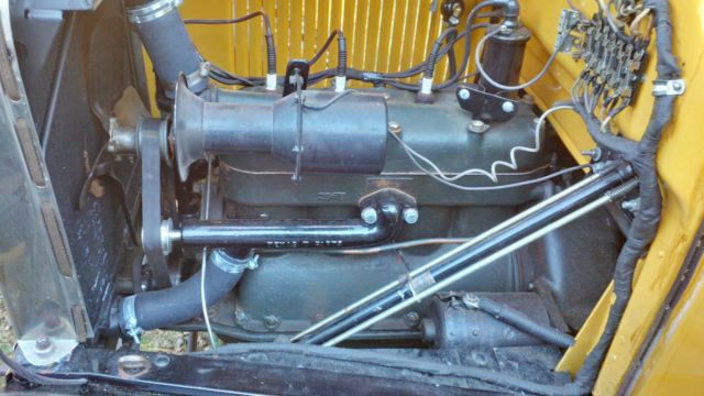 1927 Yellow Ford Model T