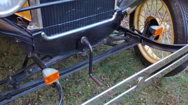 1927 Yellow Ford Model T