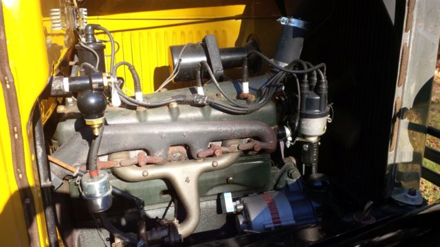 1927 Yellow Ford Model T