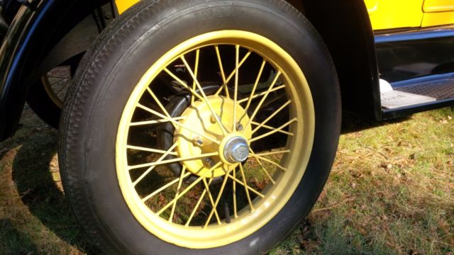 1927 Yellow Ford Model T
