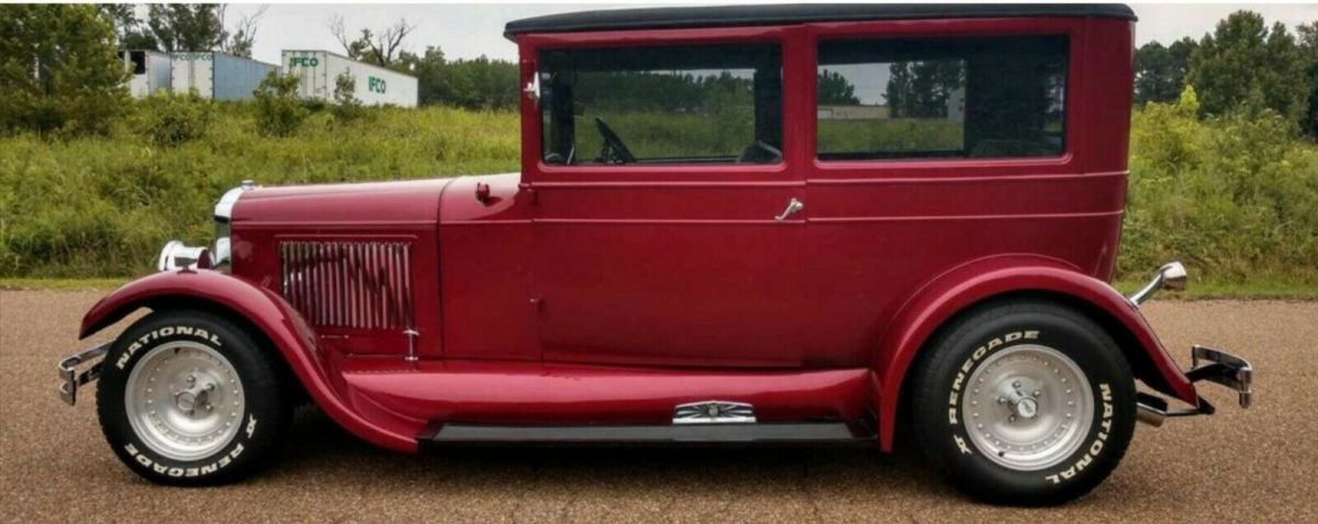 1927 Burgundy Oldsmobile Street Rod Sedan