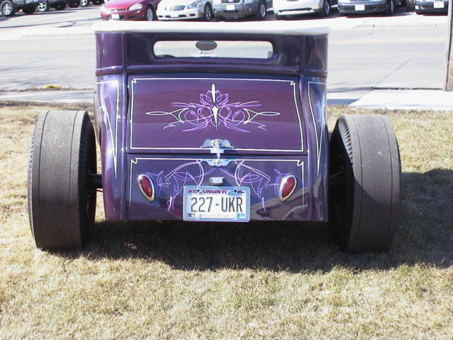 1927 METALFLAKE PURPLE Ford Model T ALL STEEL