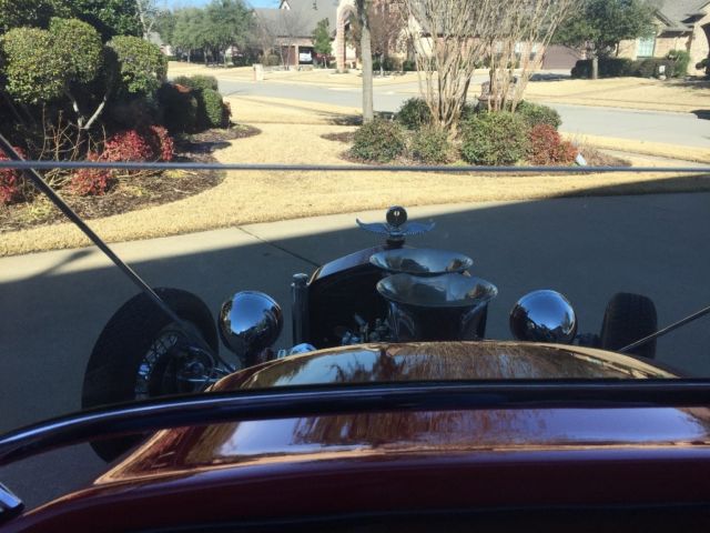 1927 Burgundy Ford Model T Coupe