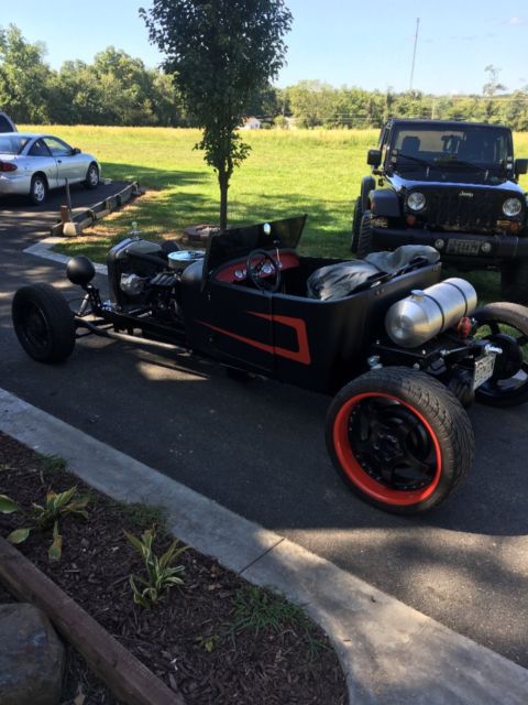 1927 Black Ford Model T Convertible