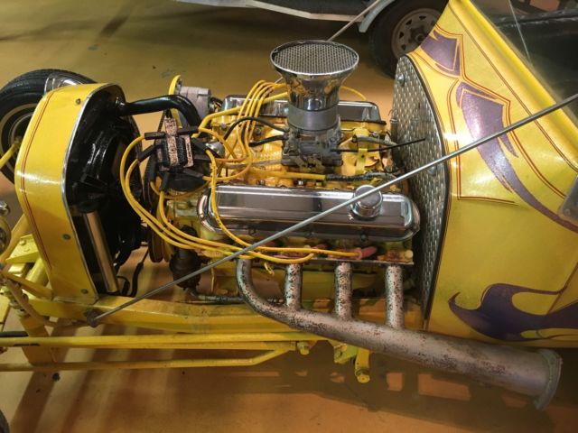 1927 Yellow Ford Model T Convertible