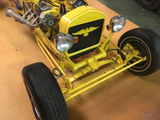 1927 Yellow Ford Model T Convertible